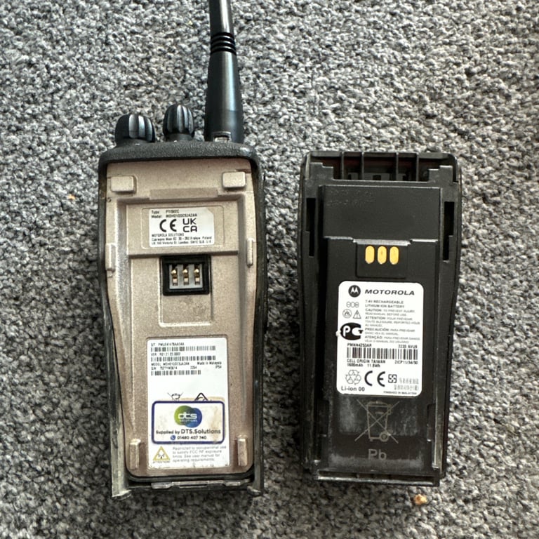 Motorola DP1400 Radio & 2 6 Way Multi-unit Original Chargers