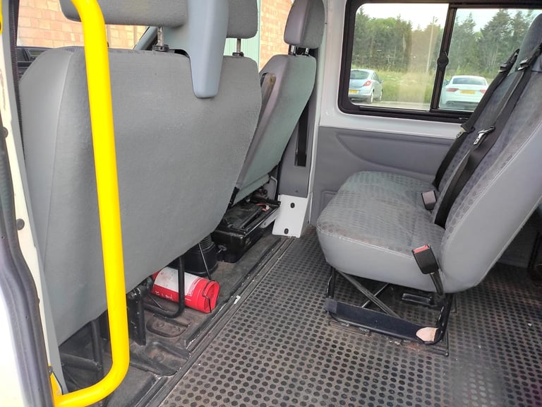 FORD TRANSIT 17 SEAT MINIBUS 2011 60 REG XLWB EX COUNCIL WITH FSH IDEAL CAMPERVAN NO VAT