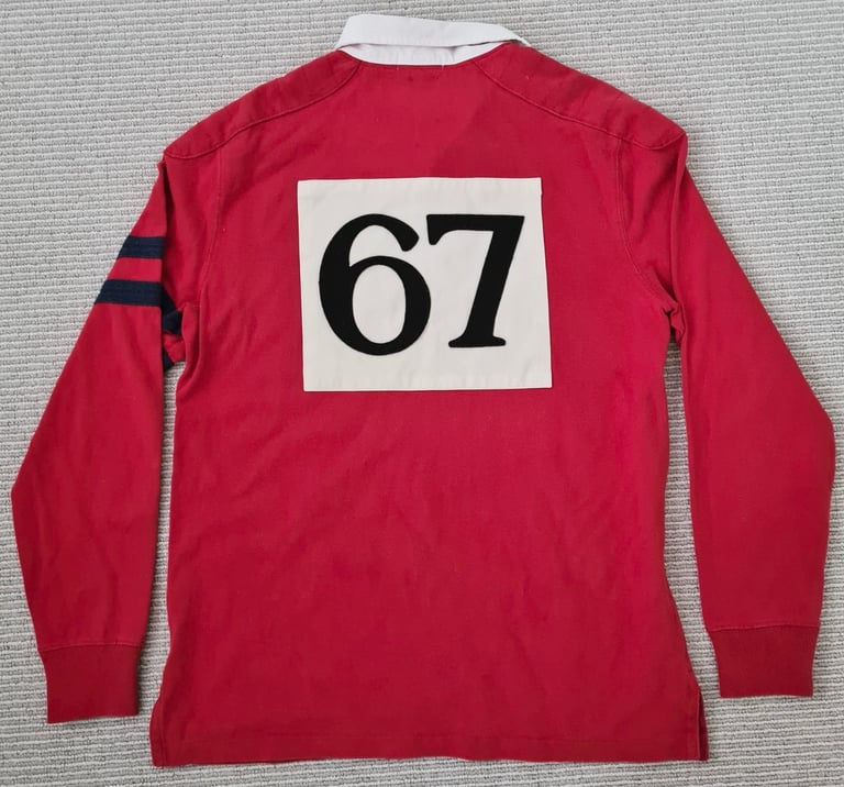 image for Vintage Polo Ralph Lauren #67 Long Sleeve Rugby Shirt