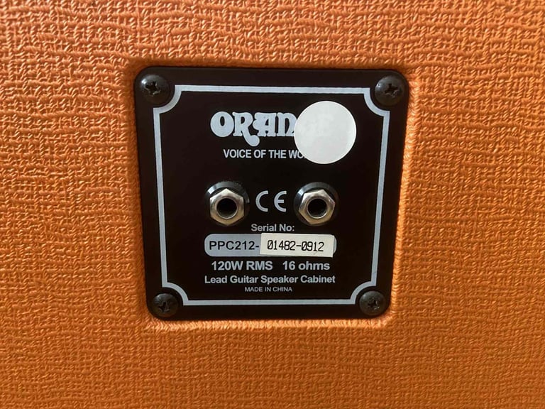 Orange open cab 2x12 
