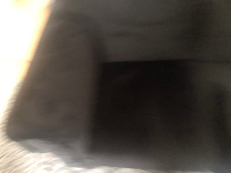Black Verona corner sofa