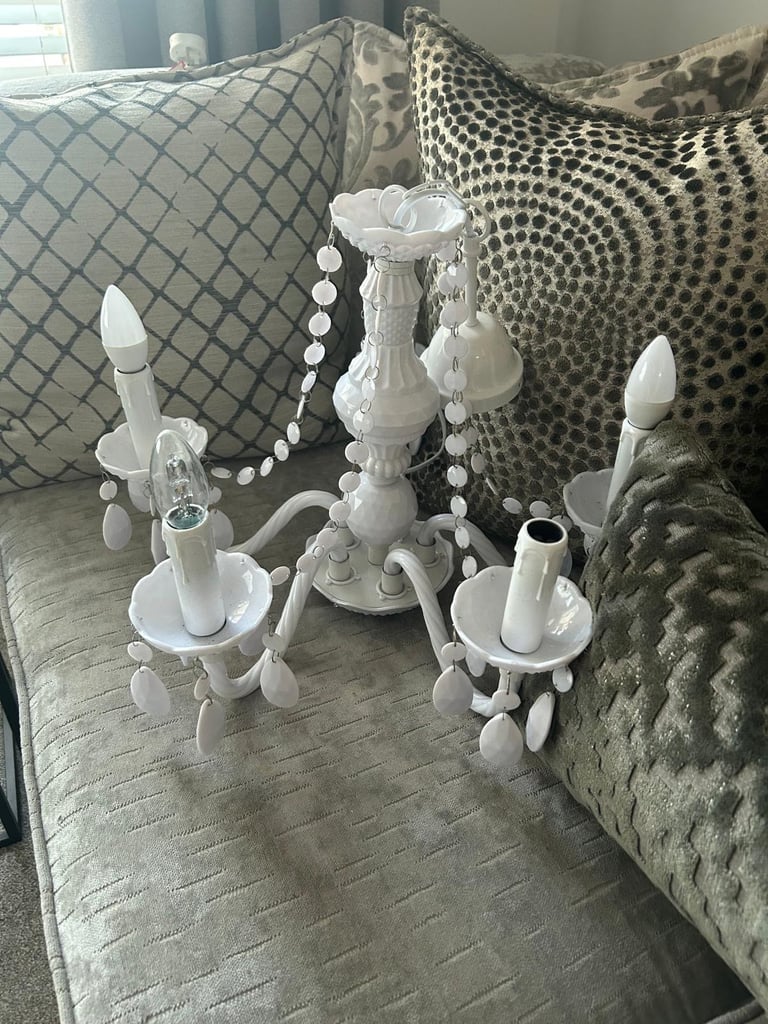 White chandelier 