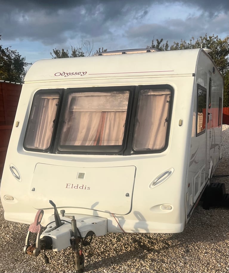 2007 caravan elddis 4 berth fixed bed touring caravan cheap 