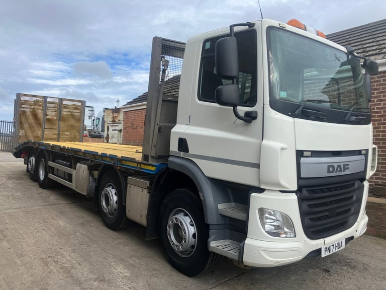 2017 DAF CF 85.400 8x2 BEAVER TAIL PLANT LORRY EURO 6 low km