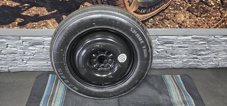 Nissan 17 Space Saver Spare Wheel + tyre T155 90 R 17 101M Maxxis