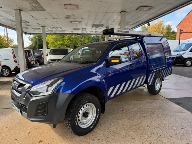 2019 69 ISUZU D-MAX 1.9TD EXTENDED CAB ROLLER SHUTTERS CAMERAS TOW PACK 4X4 EX E