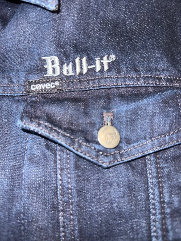 Bull-it Denim Motorcycle Jacket. Covec lined