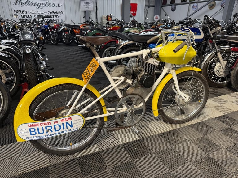 1975 Burdin Derny, Vintage Burdin Derny Cycle Pace Bike, V5