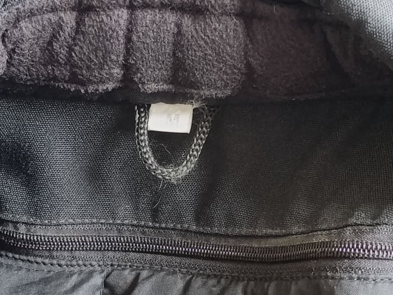 BUFFALO CE Armour Motorcycle Textile Jacket Men's M Black Red Cordura Scotchlite