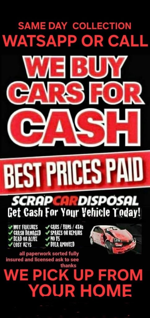 Scrap your car Manchester Salford good or bad cars wanted 