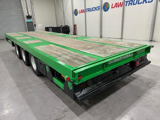 JPM Tri Axle Flatbed Drawbar Trailer
