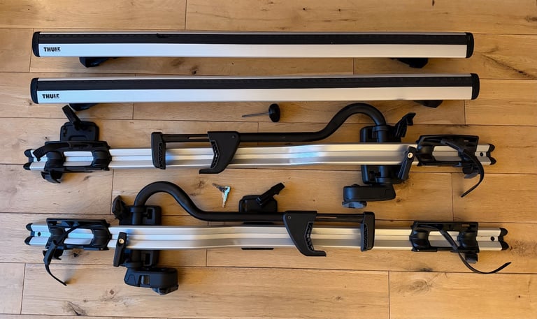 Complete Thule Roof Bar & Bike Rack System
