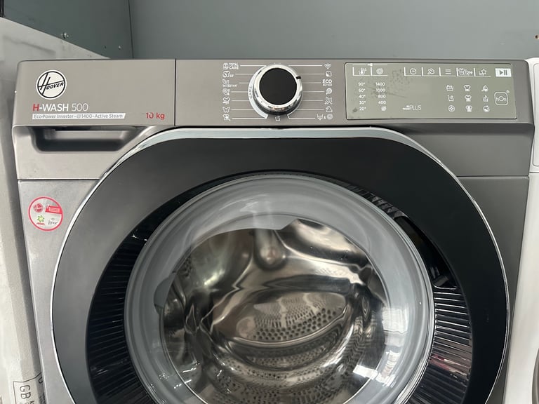 Hoover H-wash 500 silver good condition 10KG A++ washing machine 
