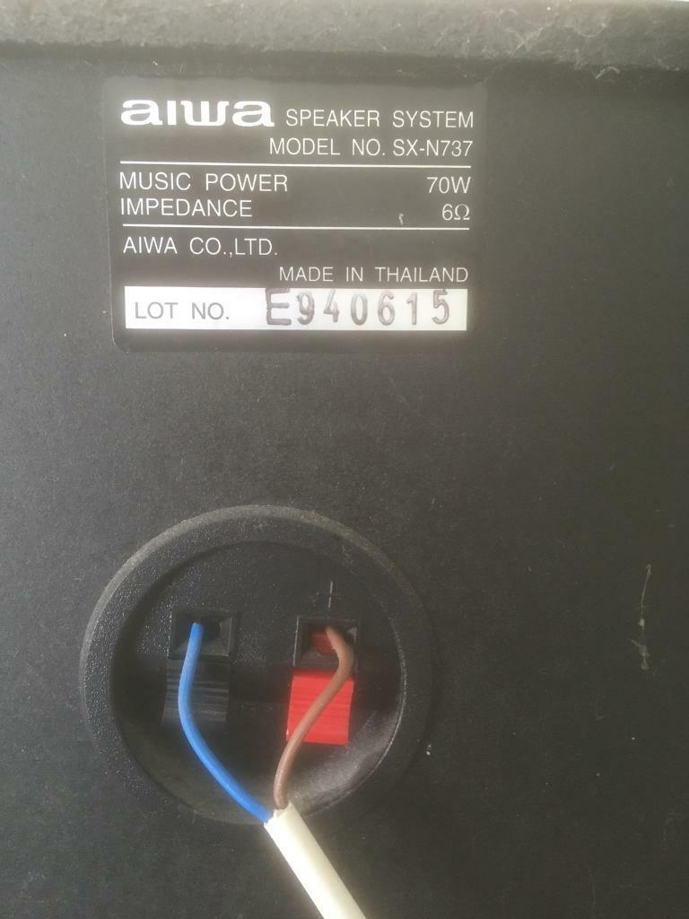 AIWA three disc two tape stereo 