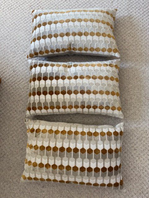 image for John Lewis Hive Cushions (x3) - new condition