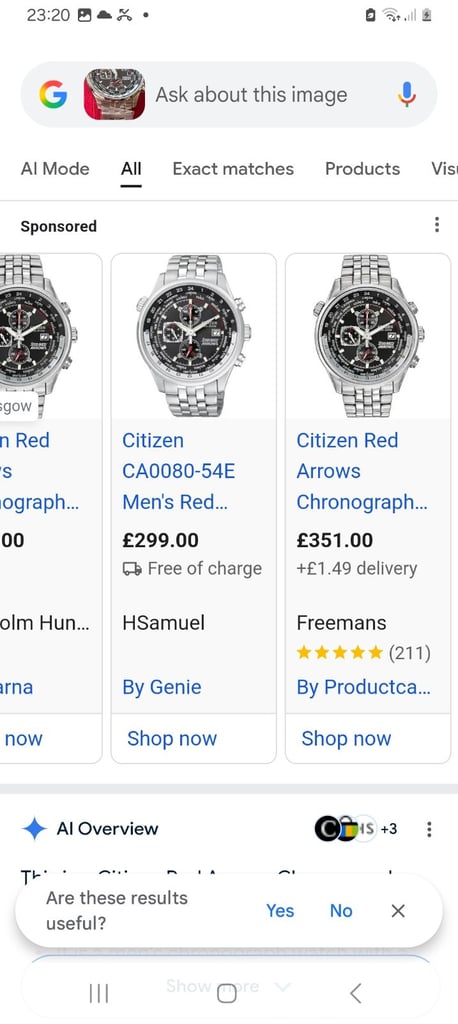 image for Brand new Citizen red arrow edition watch
