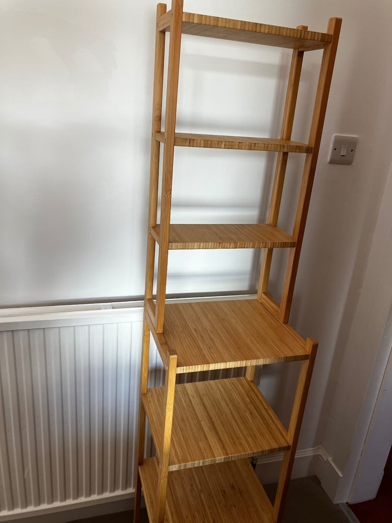 image for IKEA RAGRUND bamboo shelving unit