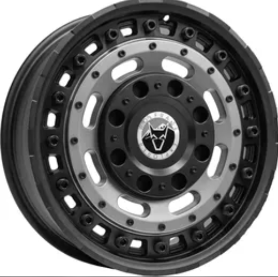 *BRAND NEW* WOLFRACE SLOTMAG 17X8J 6X130 ALLOY WHEELS MATT BLACK / GUNMETAL MERCEDES SPRINTER