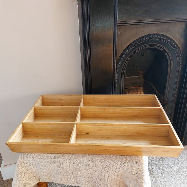 Large Ikea Variera Wooden Drawer Cutlery Tray 