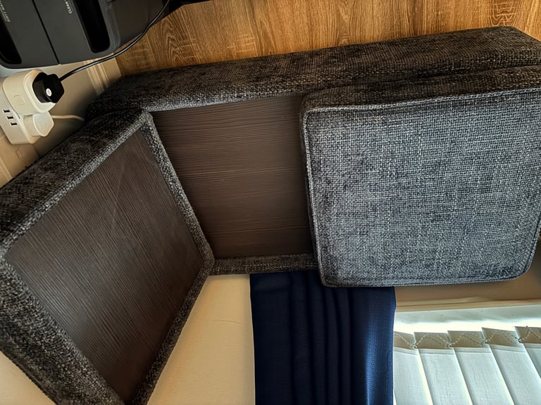 Snuggle chair and footstool