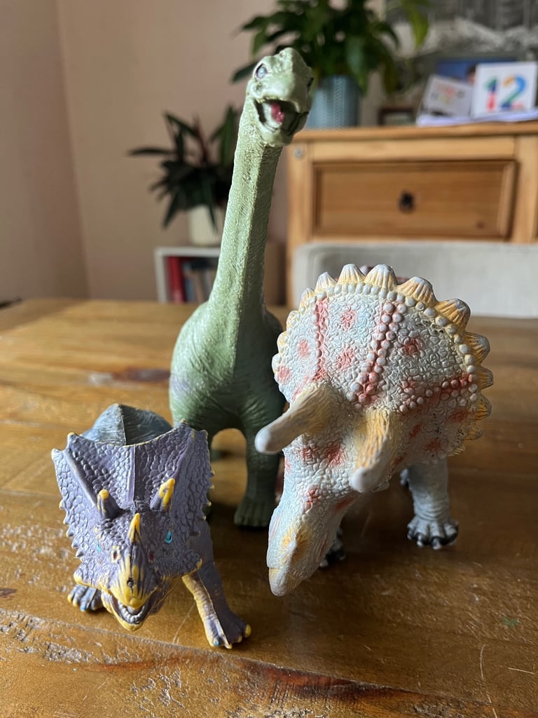 10 large dinosaur toys 