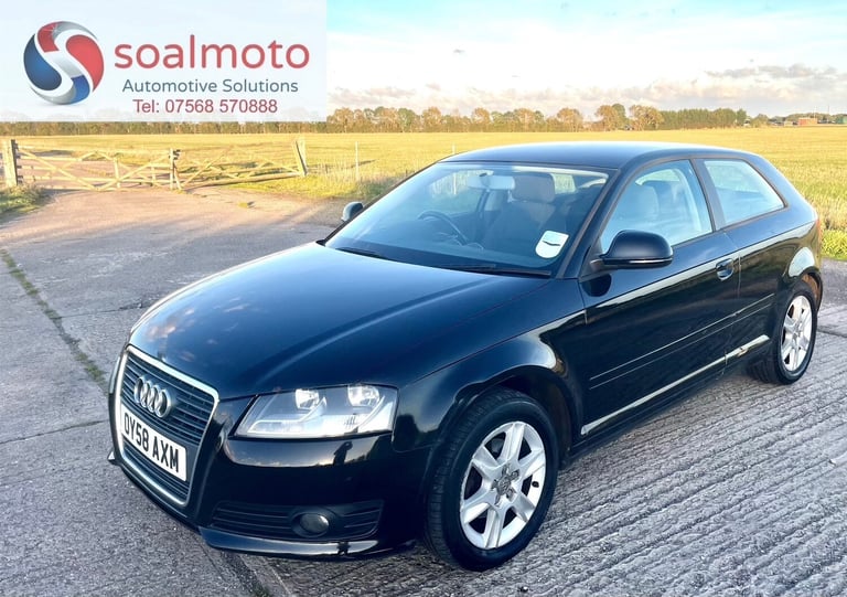 2008 Audi A3 1.6 SE*12m mot*2 owners-last 15yrs*Aircon*DRL*Alloys*Good history