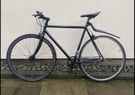 Black No Logo Single Speed Cycle Fixie Men’s Women’s Bike No Logo 