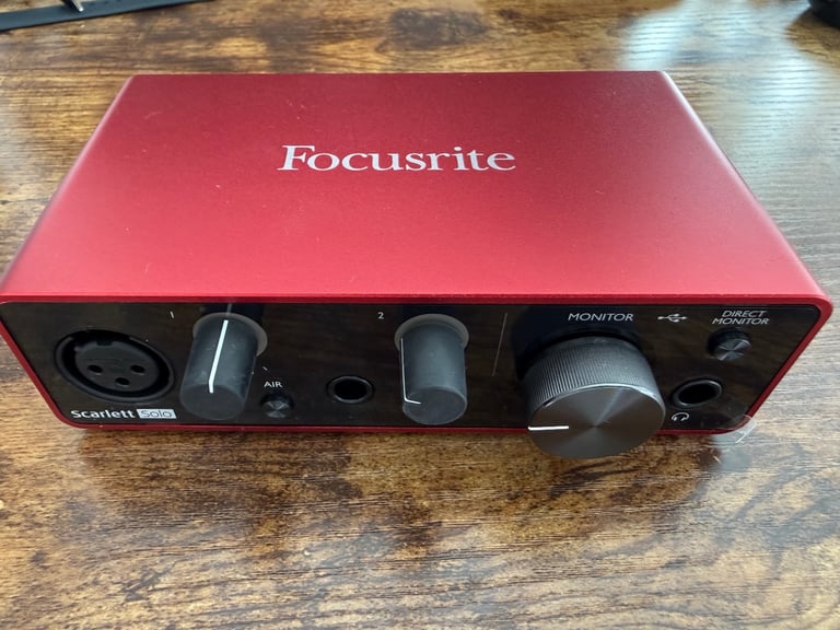 image for Scarlett Solo 3rd Gen barely used