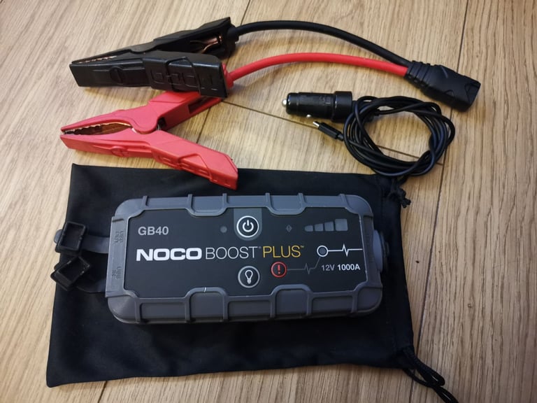 image for Noco Boost Plus GB40 12V Portable Lithium Jump Starter 1000A Battery Booster Pack for Car or Van