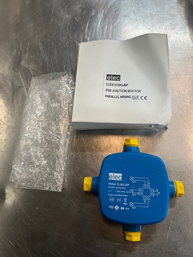 image for ELEC ELMGJBP IP68 Waterproof Junction Box – Parallel Wiring Electrical Connector