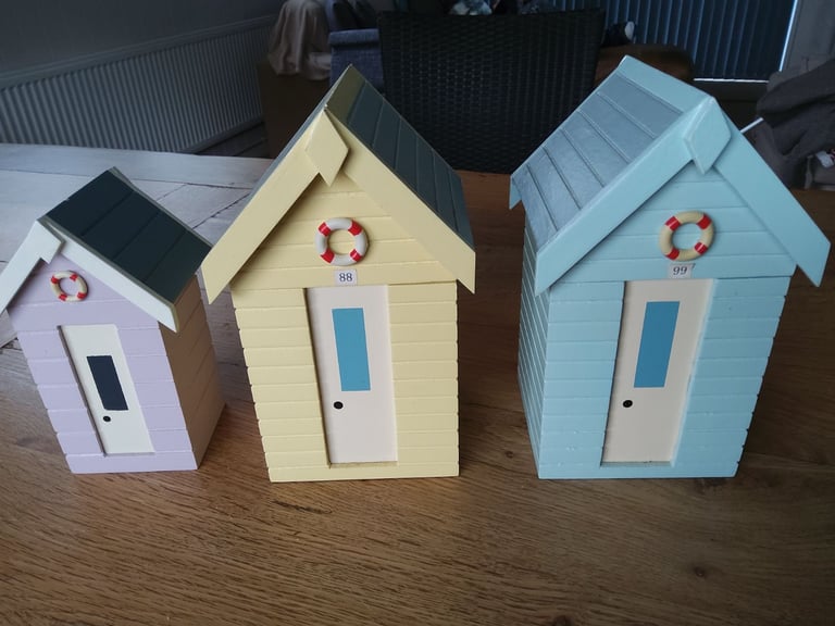 image for Wooden beach huts storage