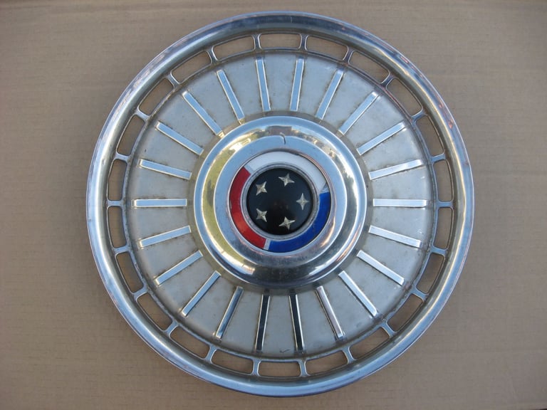 4x FORD Zodiac Zephyr Mk4 hub caps 14-inch wheel trims 1966-1972