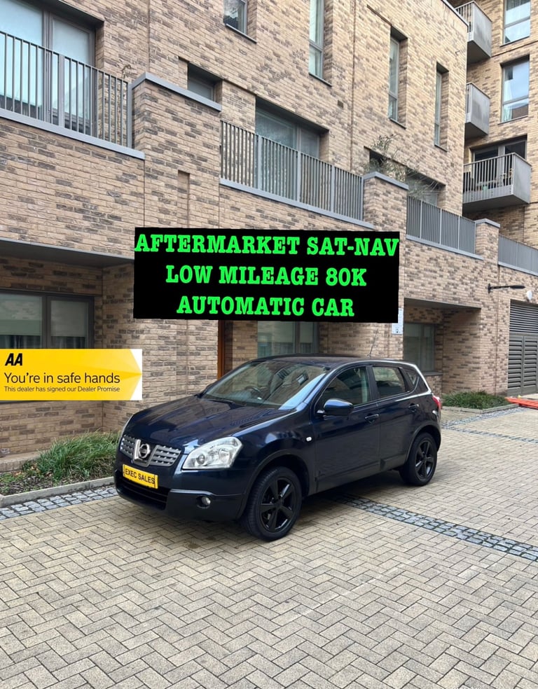 ULEZ FREE—2009 NISSAN QASHQAI ACENTA 2.0 PETROL (AUTOMATIC) HATCHBACK.