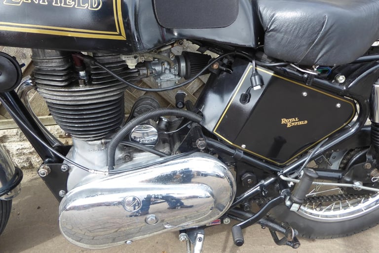 ROYAL ENFIELD CAFE RACER 350 J REG REAR SETS SINGLE SEAT 1 YEARS MOT