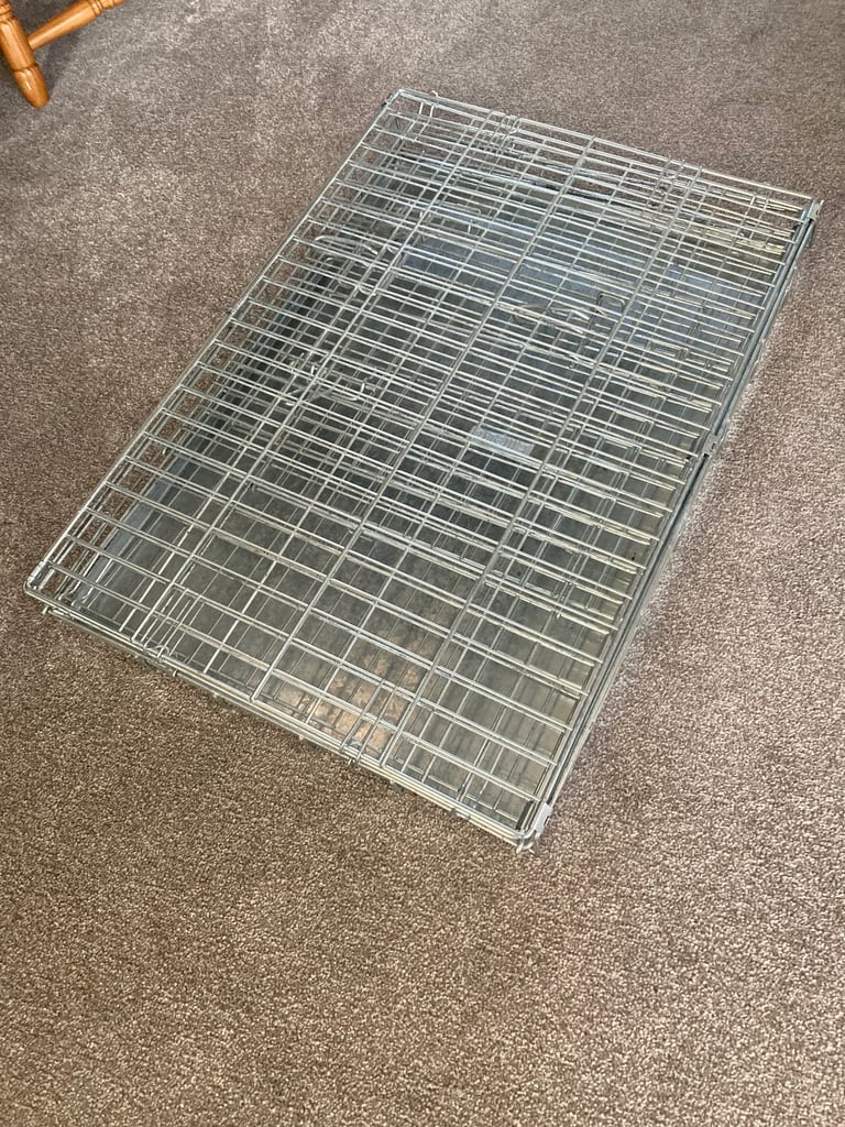 Folding Metal Dog Crate 2 doors, tray Medium / Large