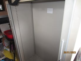 Tambour Filing Cupboard/Office Filing Cabinet/Metal Storage Cupboard/Garage Storage