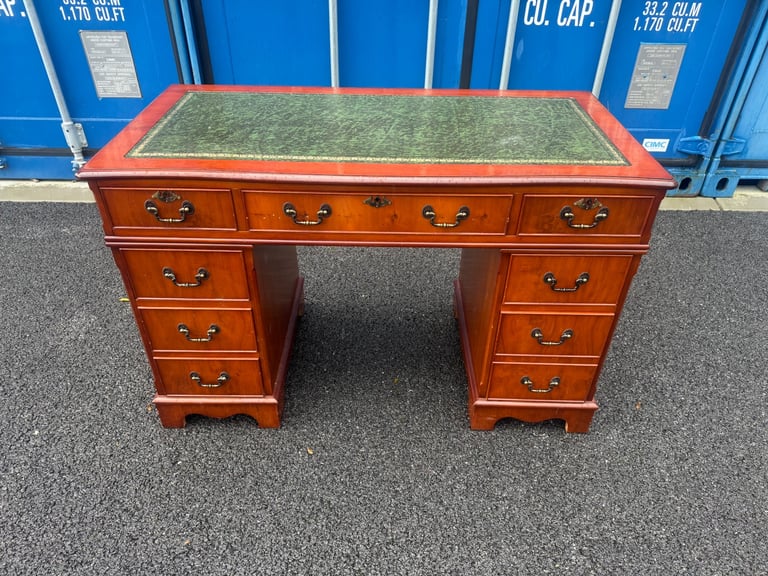 image for vintage Captains Desk in very good condition Possible Delivery 