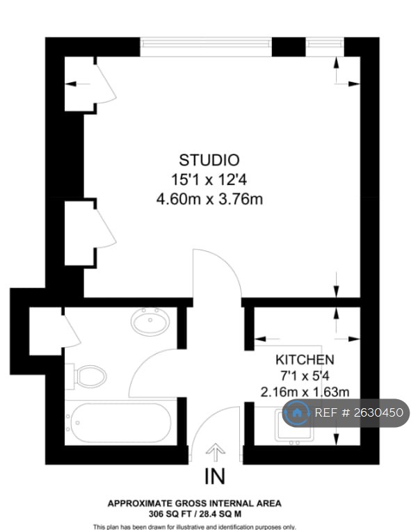 Studio flat in London, London, SW1H (#2630450)