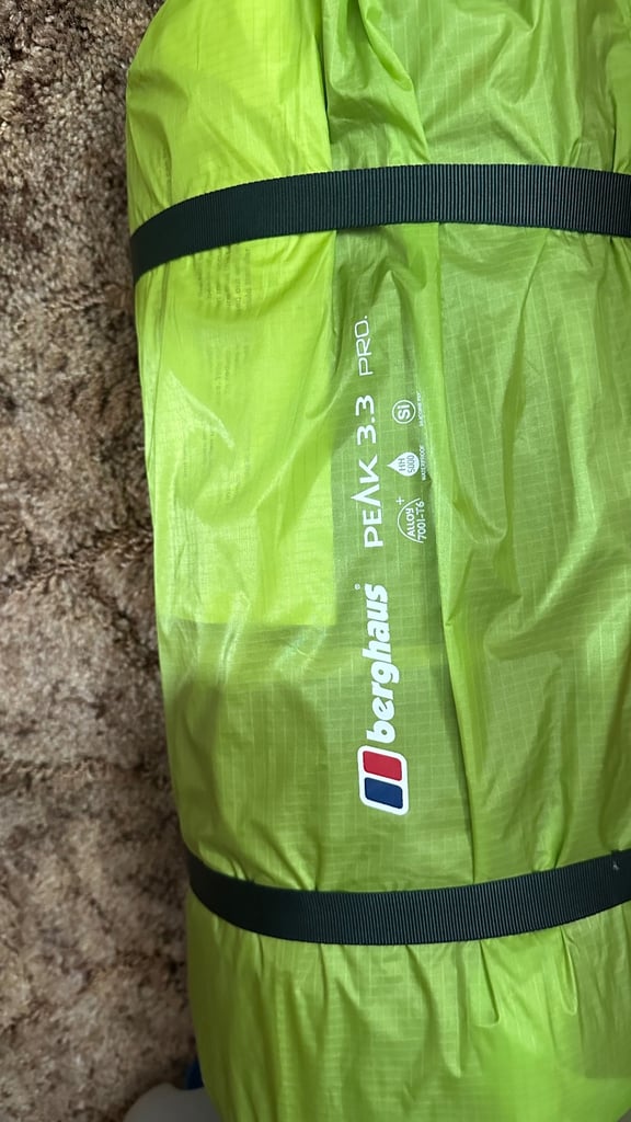 Tents, sleeping bags, rucksack, camping gear