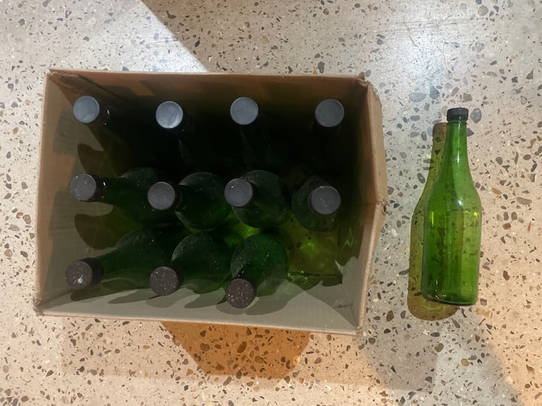 Green bottles are 