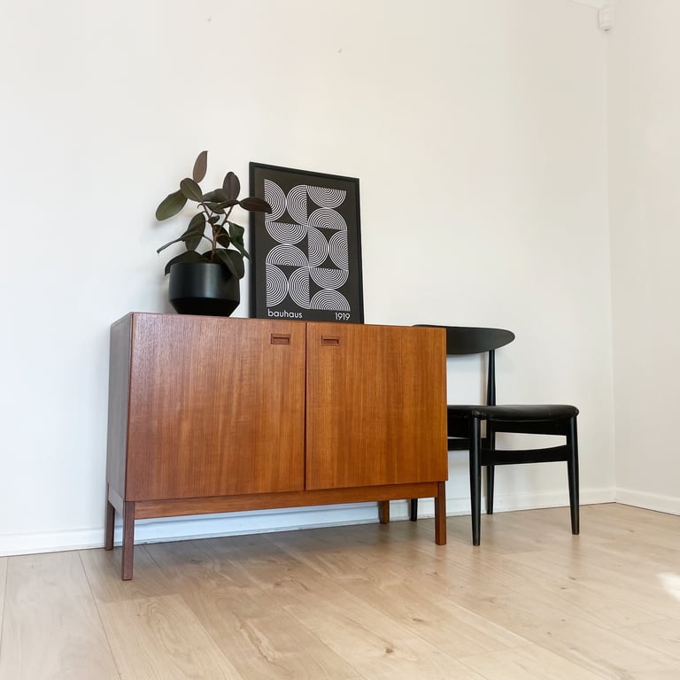 Mid century teak sideboard / record cabinet / TV unit in Danish style