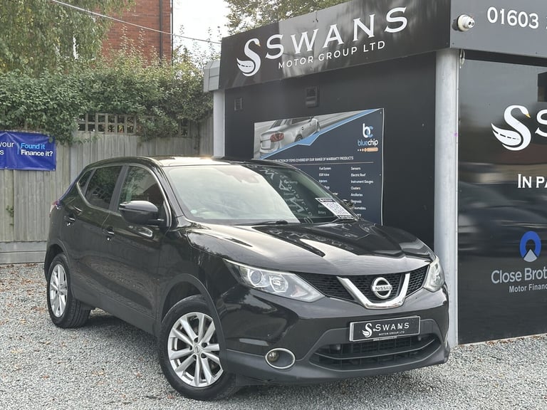 2014 Nissan Qashqai 1.5 DCI Acenta Premium Diesel Manual 5 Door Hatchback Black