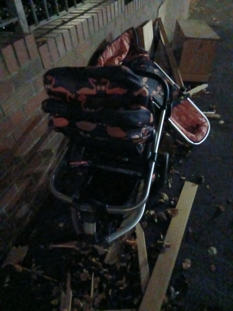 image for 3 wheel pram left at top of Stiles Road, opp. 8community centre, Lawrence Weston