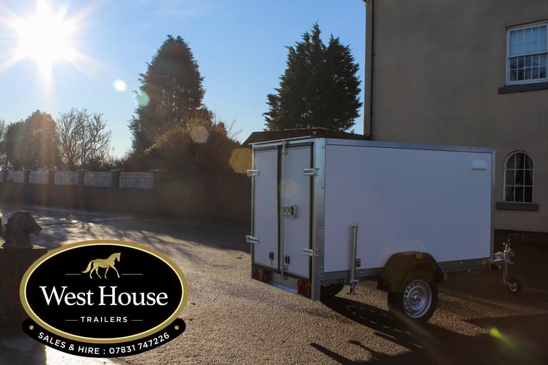 image for Debon roadster C220 box van trailer - £2209 + VAT ✅- White