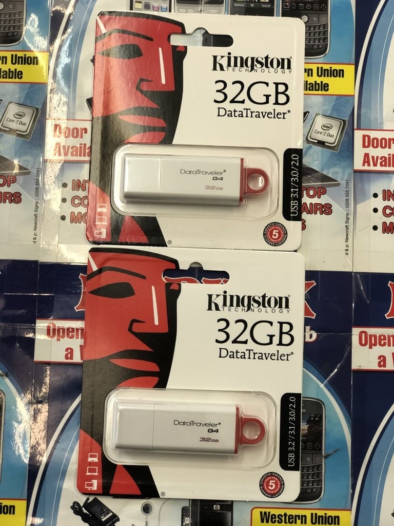 32GB USB Flash drive data traveler 2.0 Kingston Digital Red (DTIG4/32GB )