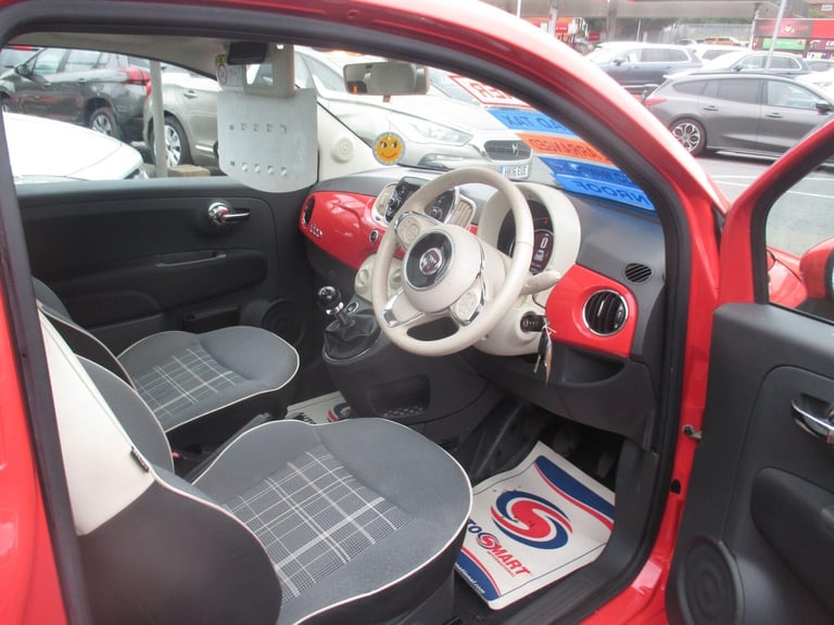 2016 Fiat 500 0.9 TwinAir Lounge Euro 6 (s/s) 3dr HATCHBACK Petrol Manual