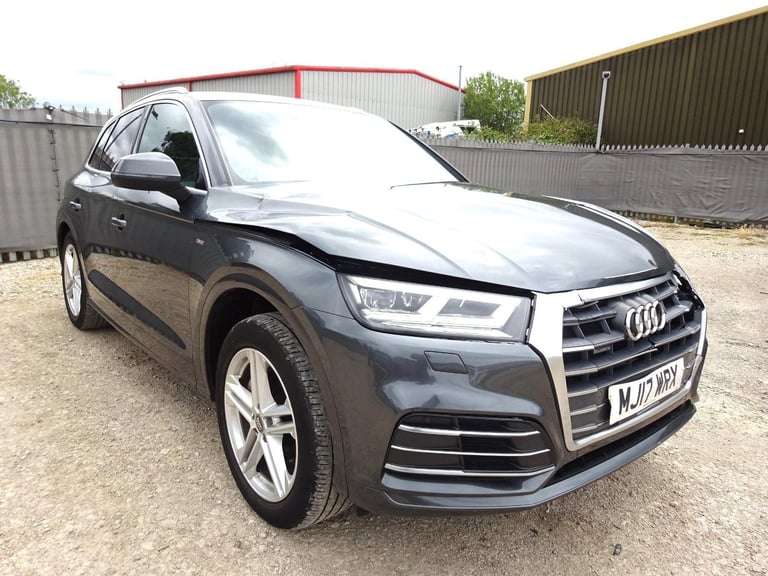 2017 17 REG AUDI Q5 S LINE TDI QUATTRO DIESEL AUTO DAMAGED REPAIRABLE SALVAGE