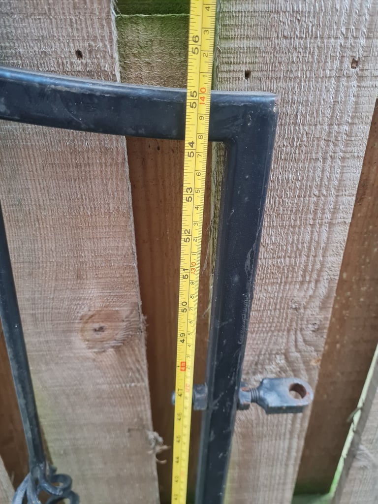 Very heavy set of iron driveway gates 