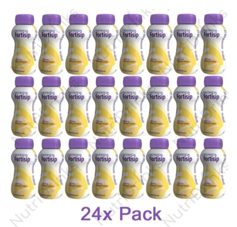 Fortisip Banana Nutritional Drink 24 x 125ml – Ready to Drink Energy Shake