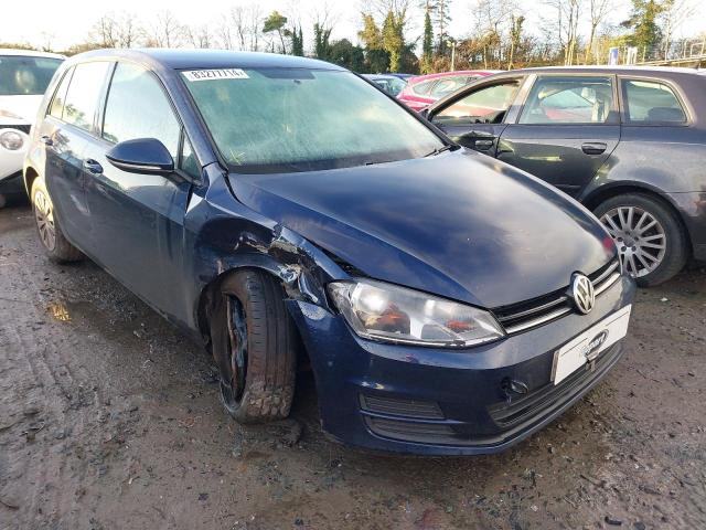  2014 VOLKSWAGEN GOLF S BLU  BREAKING SPARES AIRBAG LEATHER SEATS ALLOY DOORS AXLE HUBS
